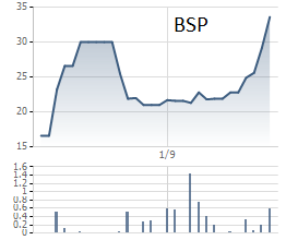  Cổ phiếu BSP tăng mạnh nhất trong họ Sabeco 